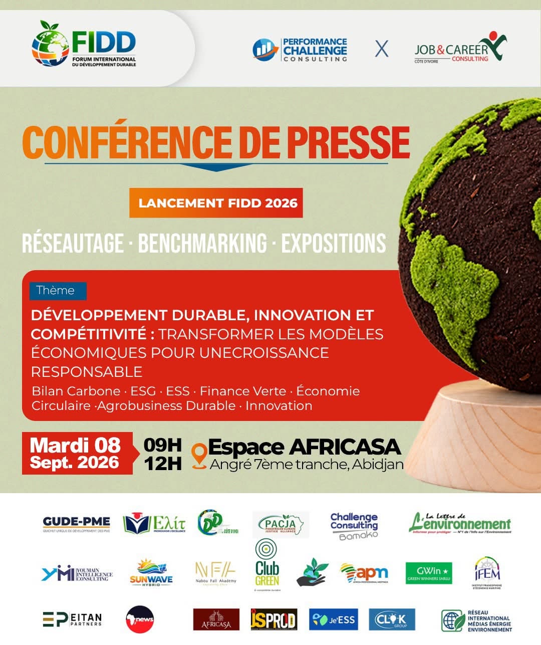CONFÉRENCE DE PRESSE DE LANCEMENT DU FIDD 2026 CÔTE D’IVOIRE